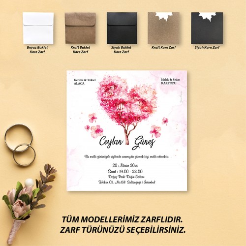 Beren Kare Davetiye 0760 - Yaren Davetiye